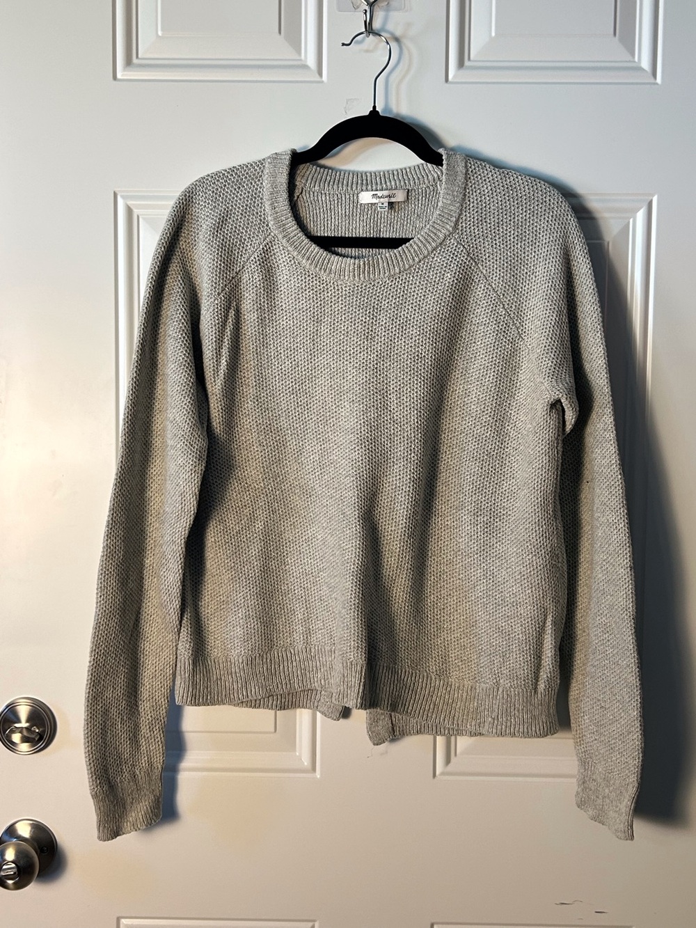 Province Overlapping Split Back Med Waffle Fabric Casual Streetwear Loungewear